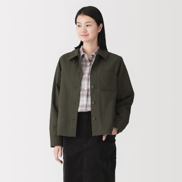 Water Repellent Padded Shirt Jacket