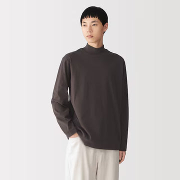 Brushed Mockneck T-Shirt MUJI