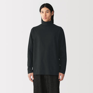 Brushed Jersey Turtleneck T-Shirt MUJI