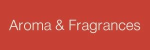 Text 'Aroma & Fragrances' on a red background
