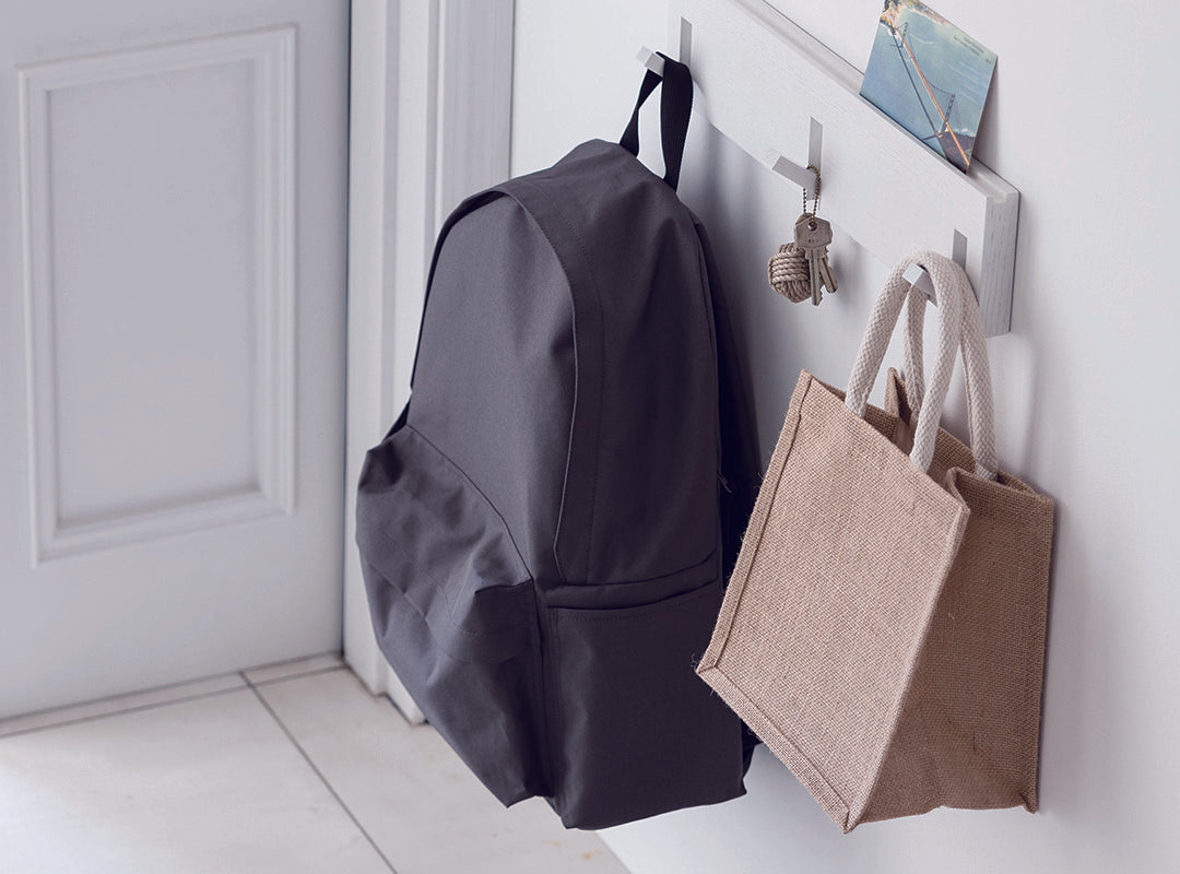 Backpack and Jute Bag