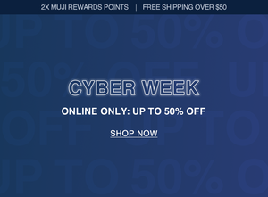 Act Now! Cyber Monday Deals Up To 50% OFF