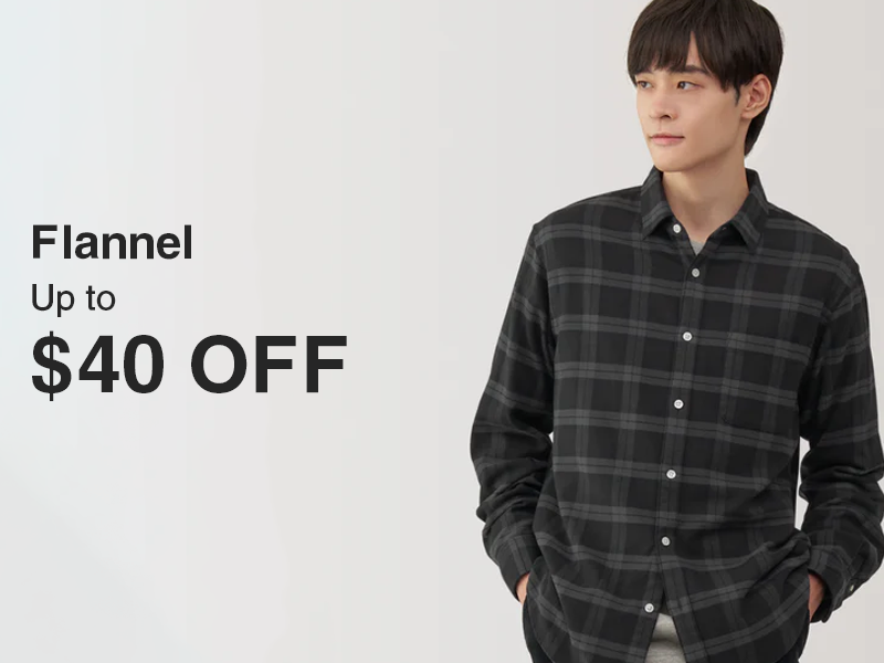 Flannel Up to $40 OFF