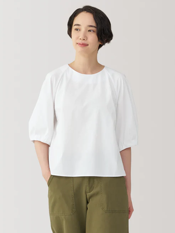 Women's Quick Dry Broadcloth Half Sleeve Blouse