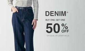 Denim Pants: Buy One Get One 50% OFF