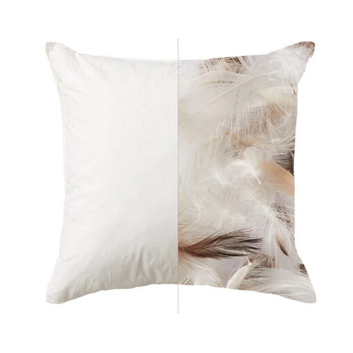 Feather Cushion 43 x 43 cm