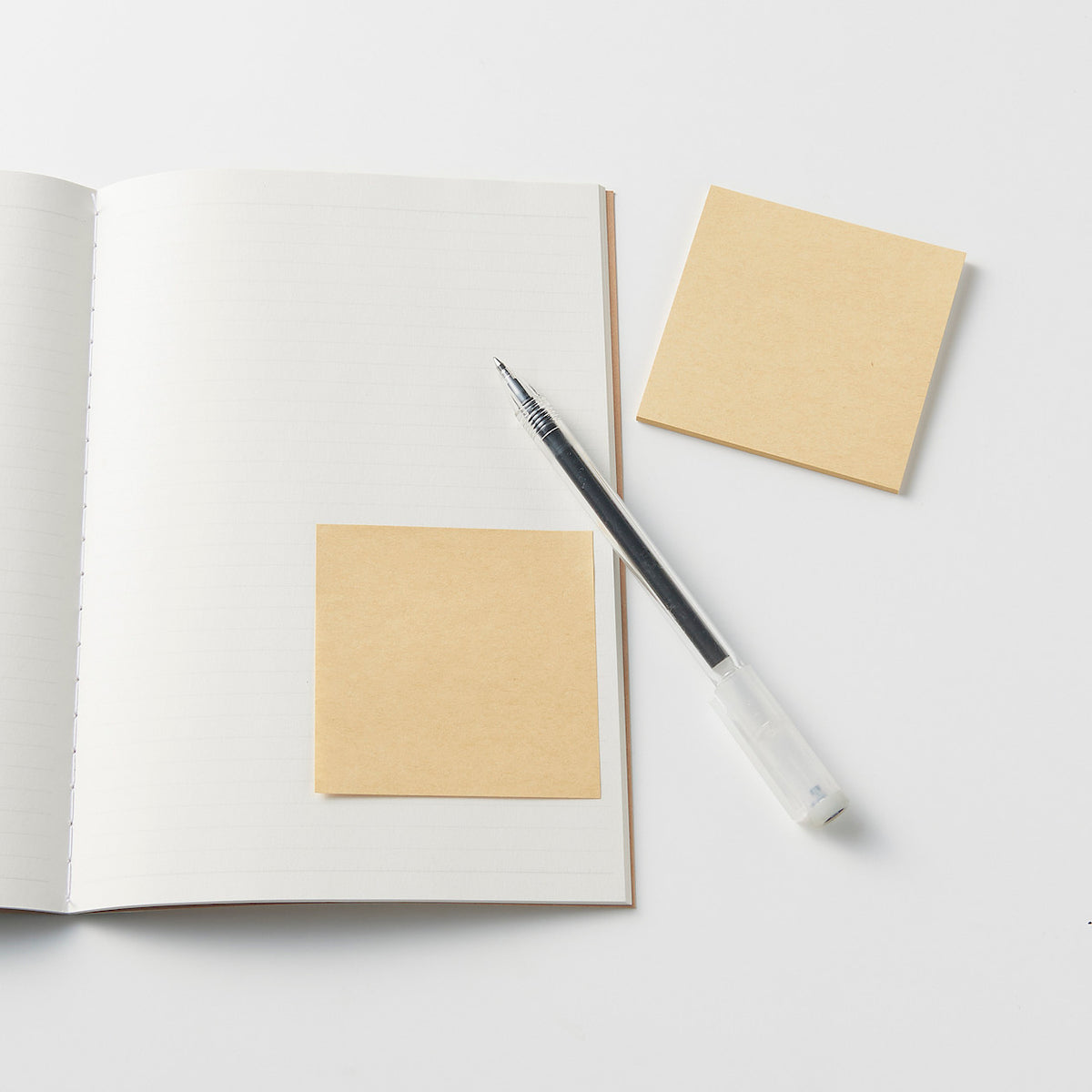Kraft Paper Sticky Notes | Japanese Stationery | MUJI Canada