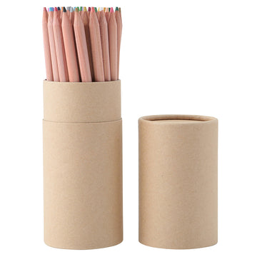 Coloured Pencils With Paper Tube (36 Piece Set) MUJI