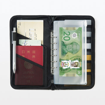 Passport Case with Pocket MUJI