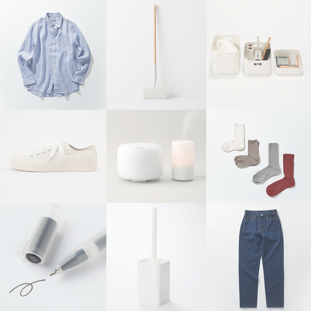 Selection of MUJI products