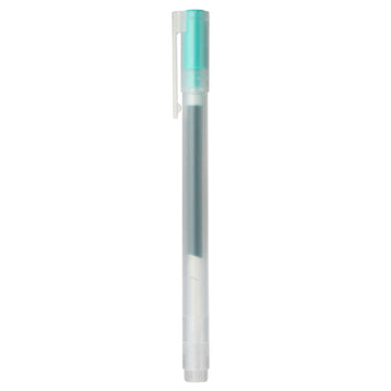 Gel Ink Cap Type Pen 0.5 mm Green MUJI