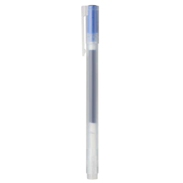 Gel Ink Ballpoint Cap Pen 0.38 mm Blue MUJI