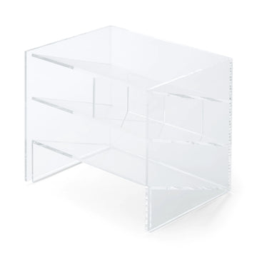 Acrylic 3 Tier Rack Wide MUJI