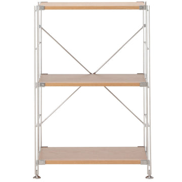 SUS Shelving Unit - Oak - Regular - Small MUJI