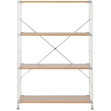 SUS Shelving Unit - Oak - Wide - Medium MUJI