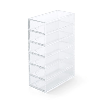 Acrylic 6 Drawer Unit - Vertical MUJI