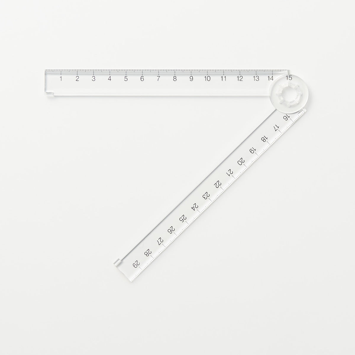 Double Rular Polycarbonate Double Ruler | MUJI Canada