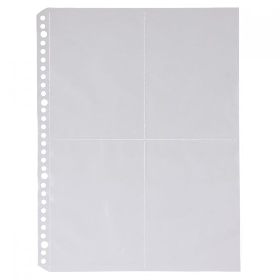 Clear Pocket Refill for Postcard 10 Sheets Sheet Protectors MUJI CANADA
