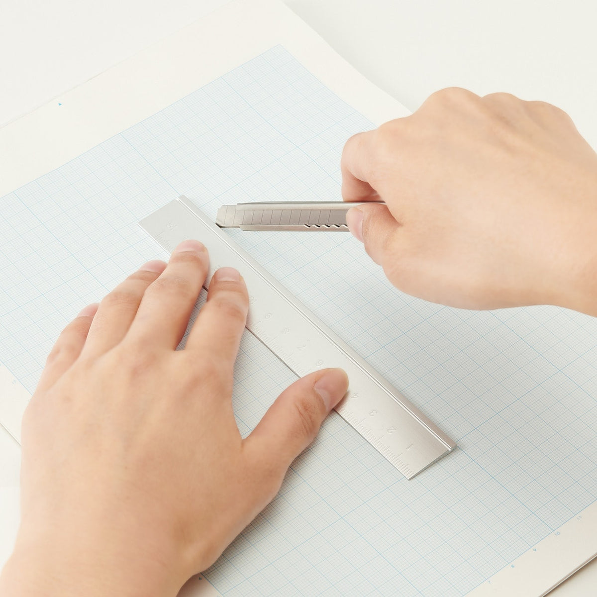 Aluminum Ruler 15cm — MUJI