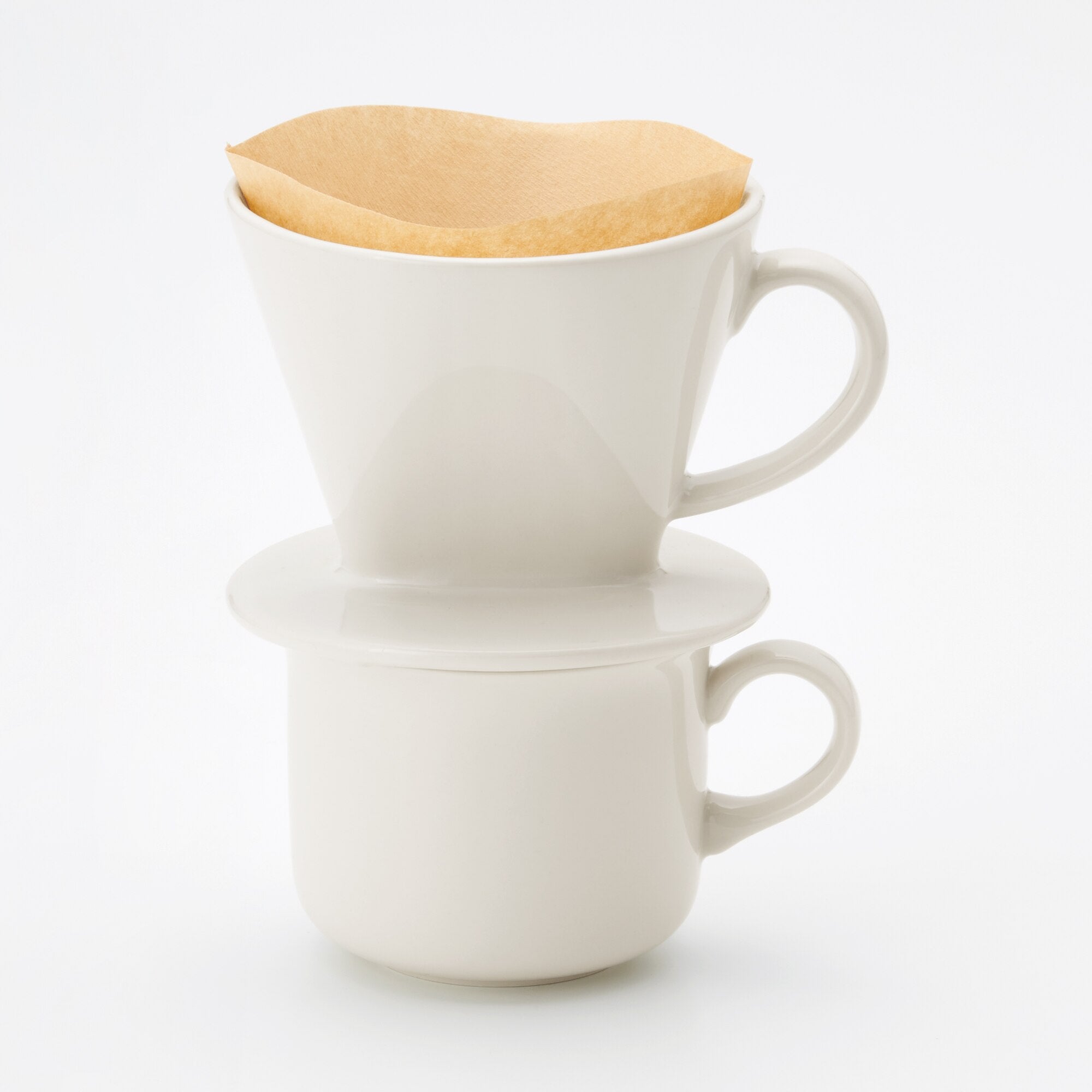 Beige Porcelain Coffee Dripper