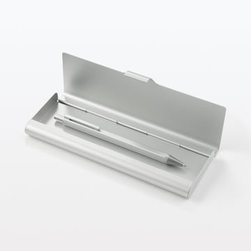 Aluminum Flat Pen Case MUJI