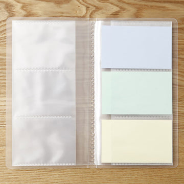 Polypropylene Card Holder Side Opening 60 Pockets MUJI