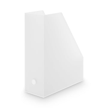 Polypropylene Magazine File Holder Clear MUJI