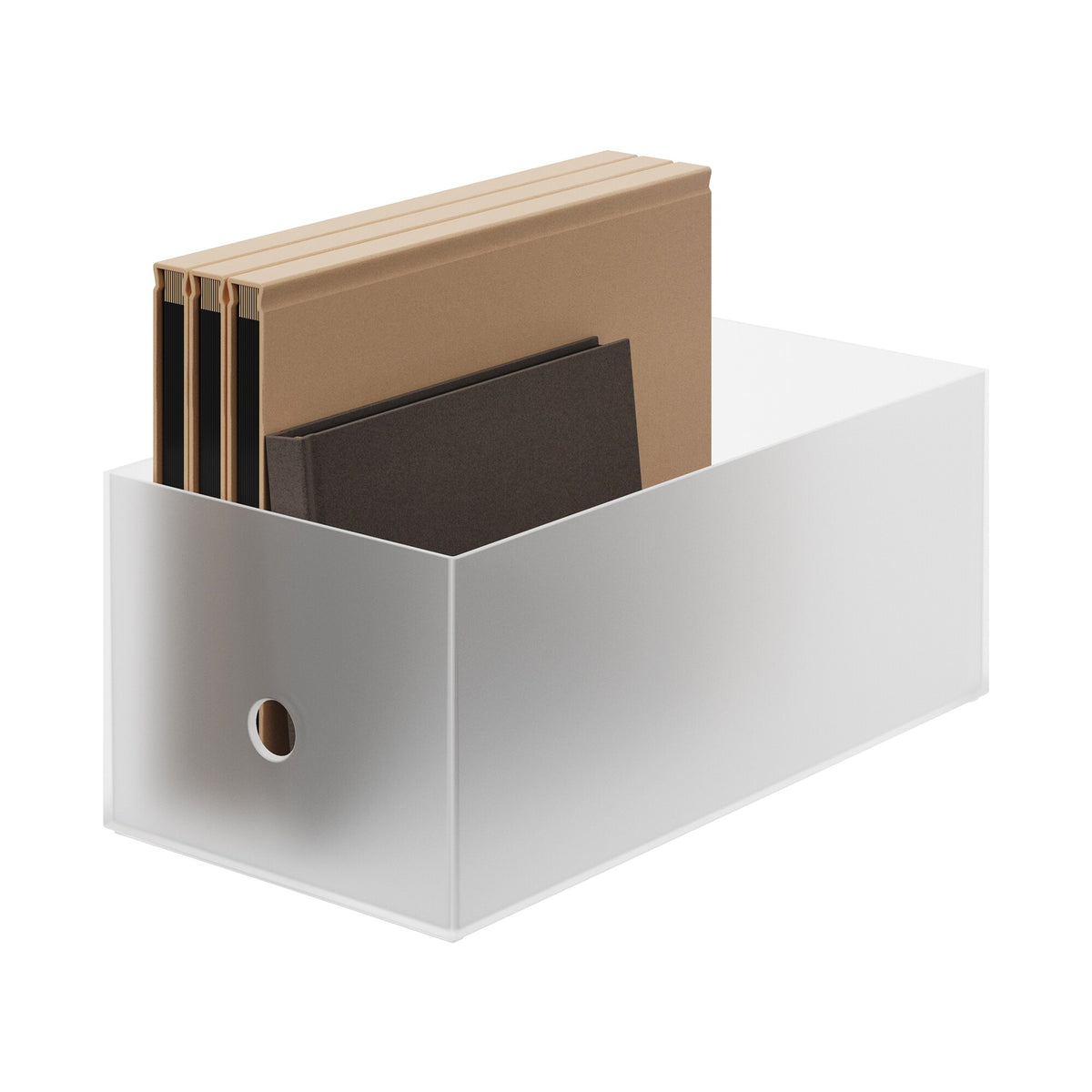 Polypropylene File Box - Half - Wide | Storage & Organization | MUJI Canada