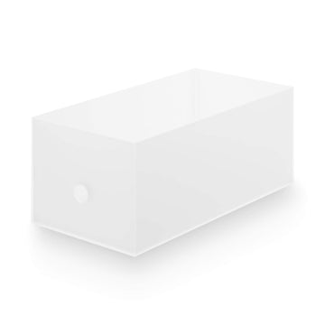 Polypropylene File Box - Half - Wide Frosted MUJI