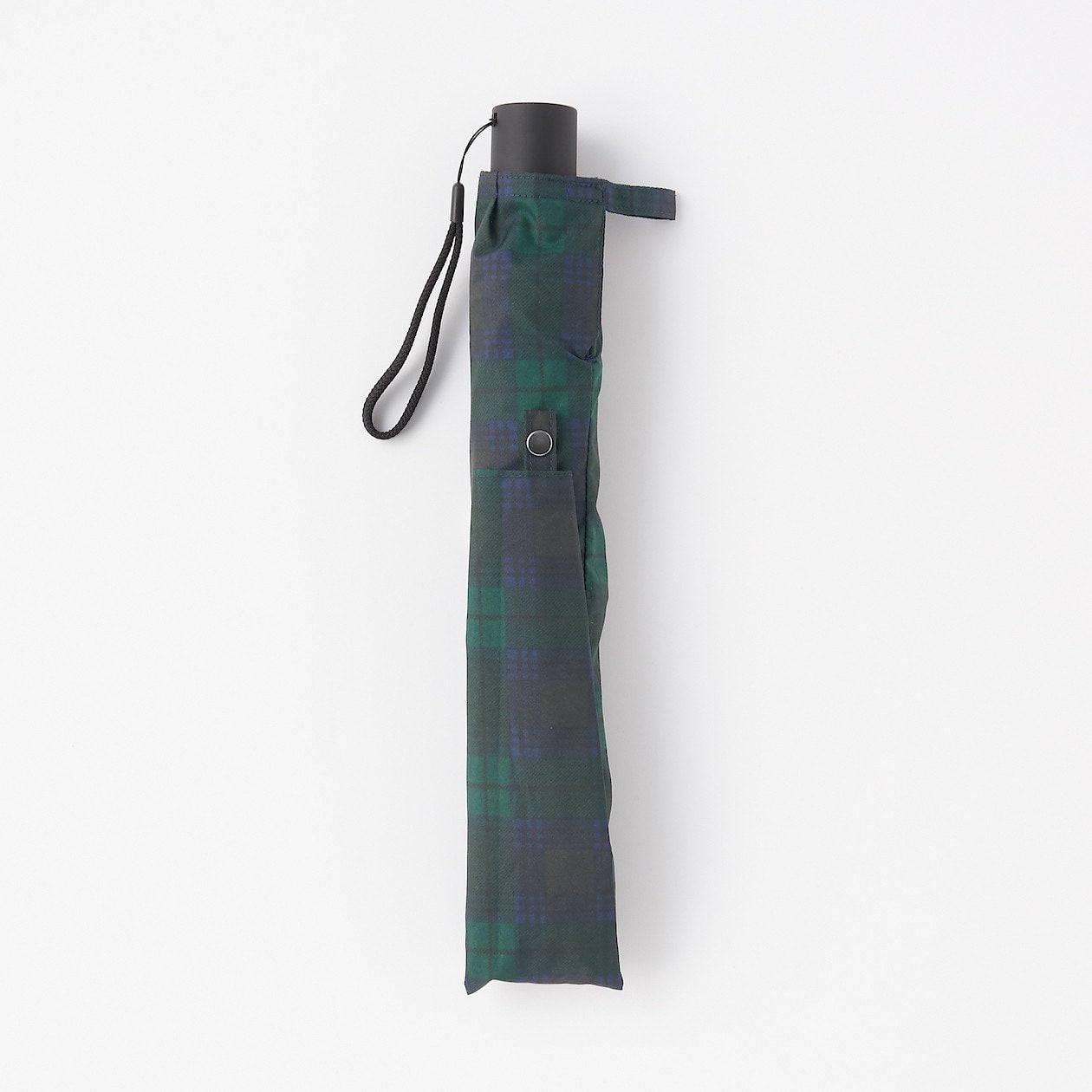 2-Way Foldable Umbrella Dark Green Check