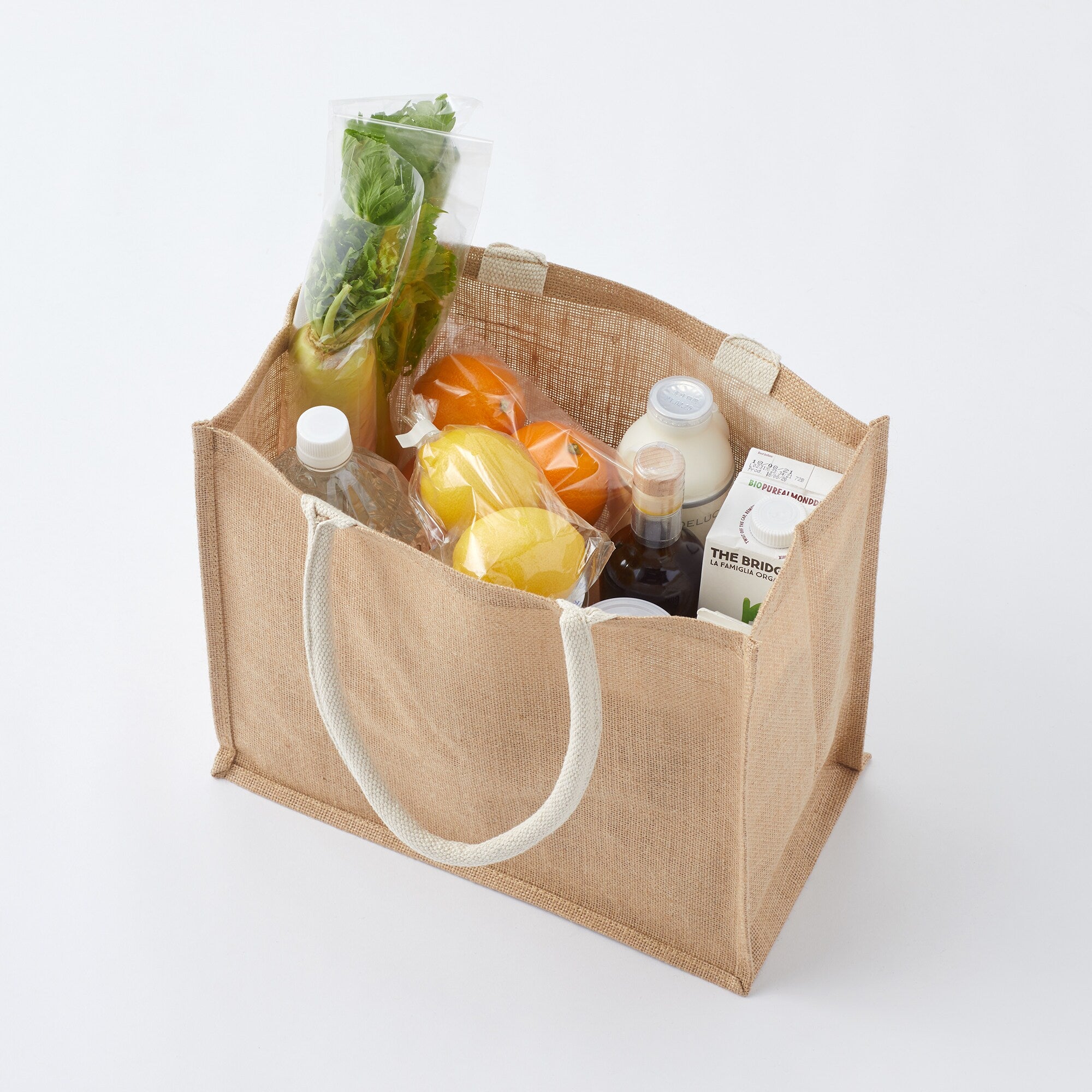 Muji jute bag sale