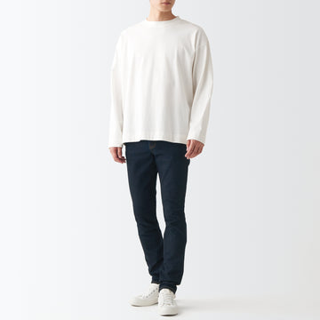 Men's Super Stretch Denim Skinny Pants Dark Navy (L32inch / 82cm) MUJI
