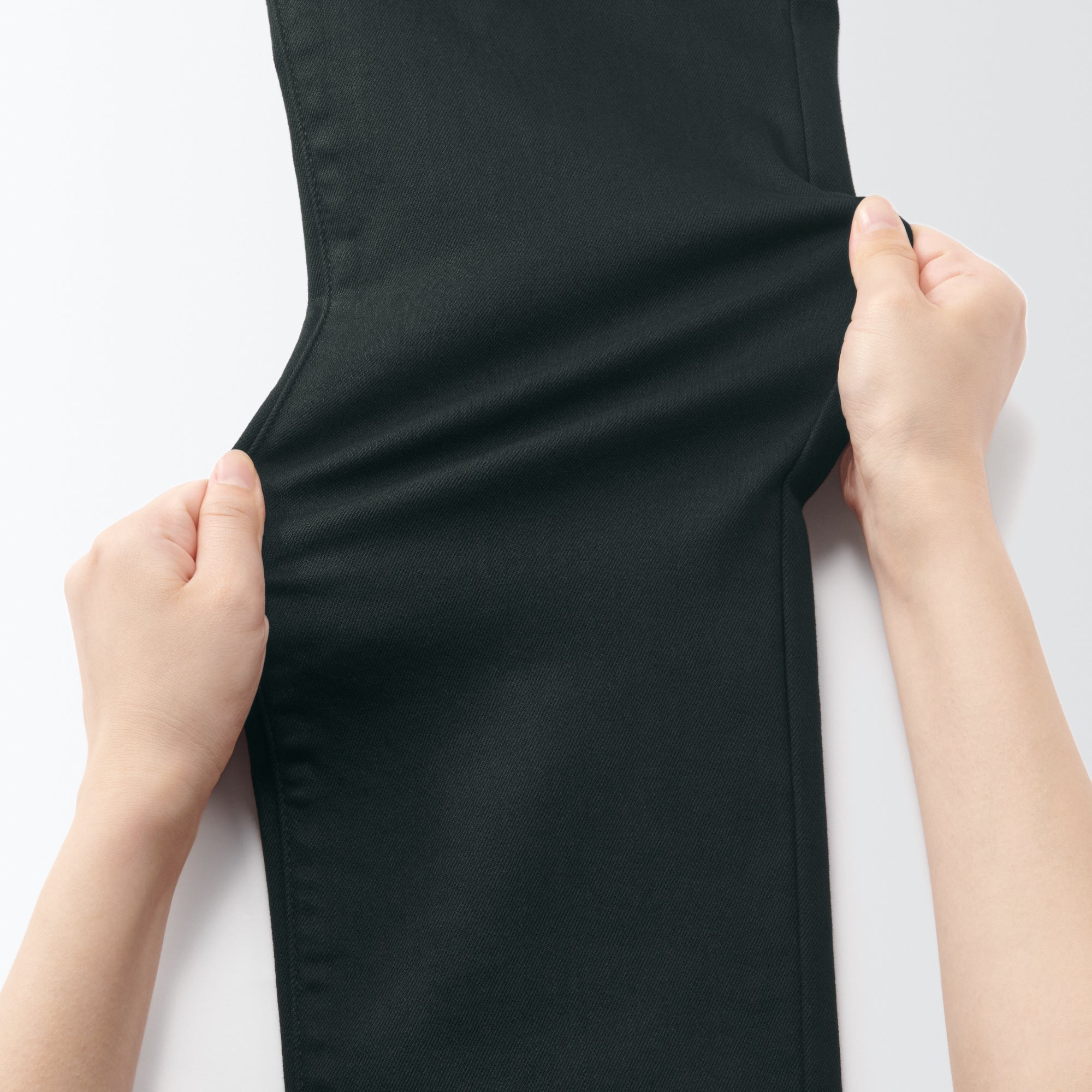 Men's Super Stretch Denim Skinny Pants Black (L32inch / 82cm)