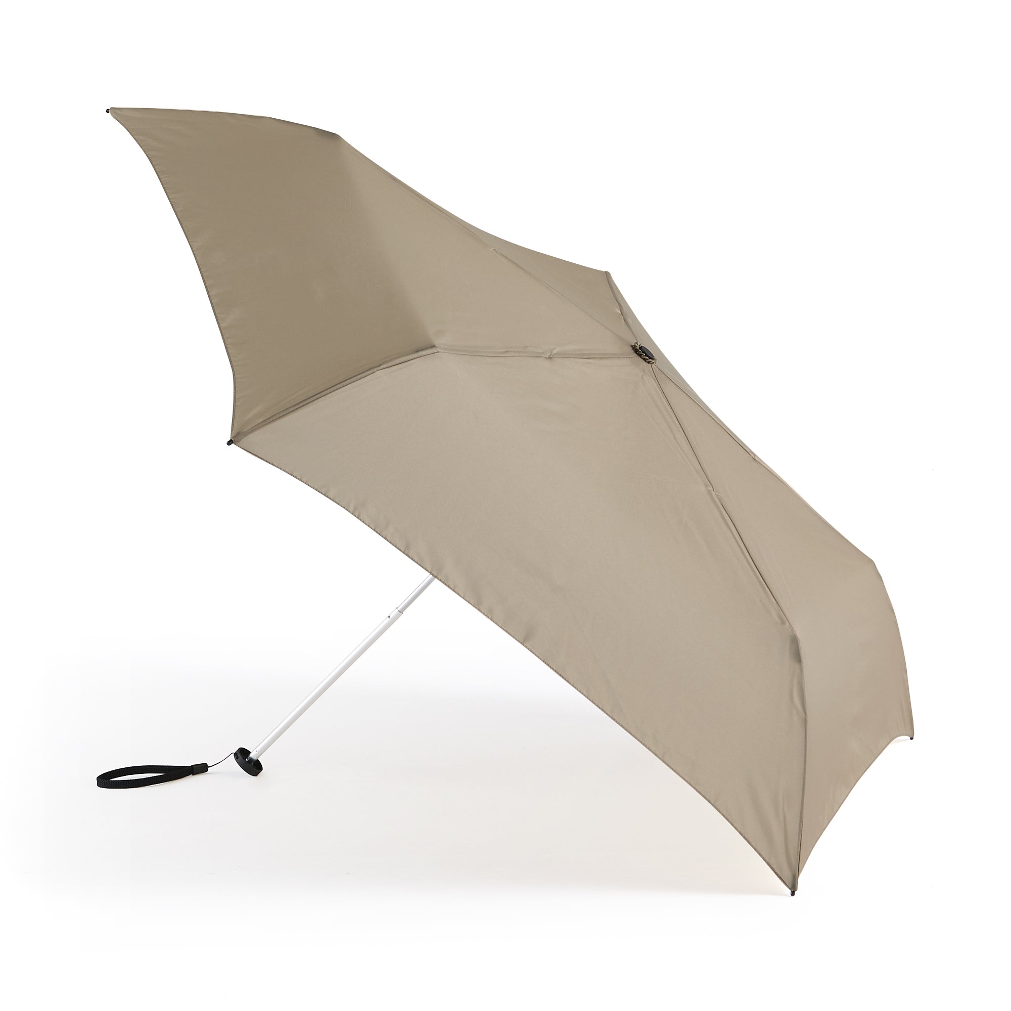 MUJI Lightweight All Weather Foldable Umbrella Beige Yorkdale Mall