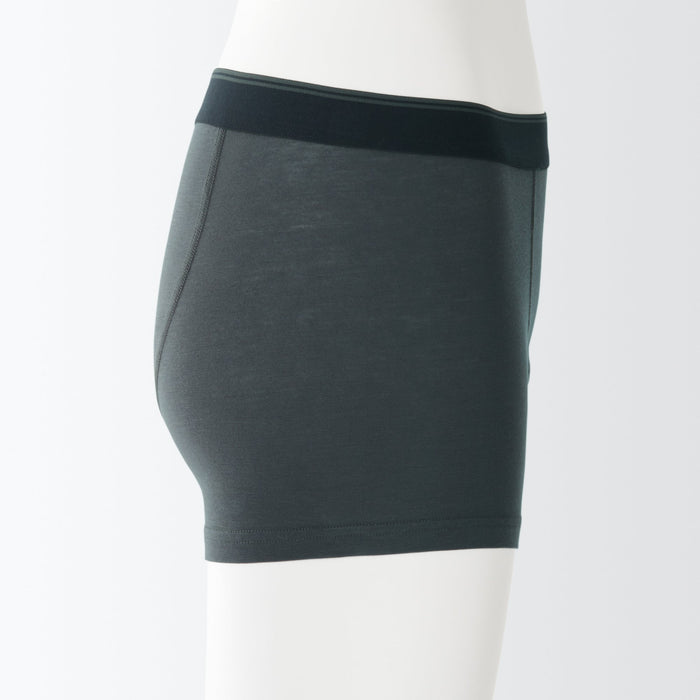 FRIGO Black Modal Cotton Adjustable Pouch Boxer Brief Underwear