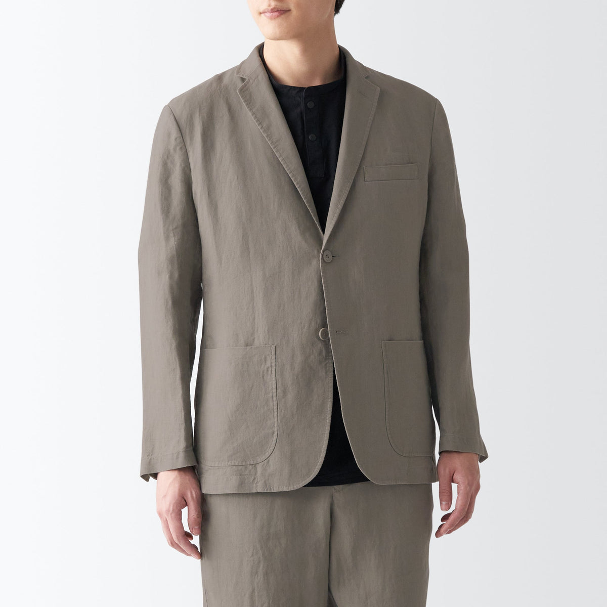 Men's Hemp Jacket | Sustainable Mens Apparel | MUJI Canada