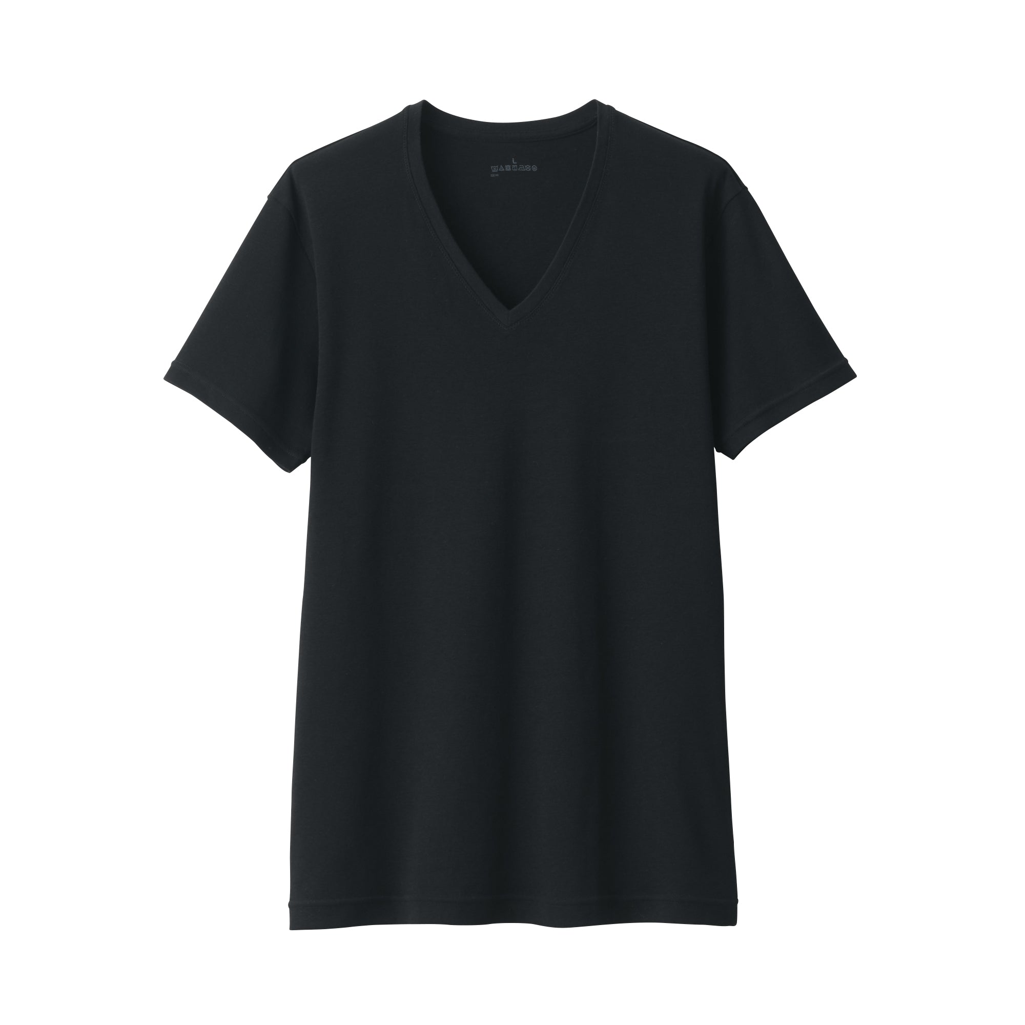 Men's Breathable Cotton V-Neck Short Sleeve T-Shirt