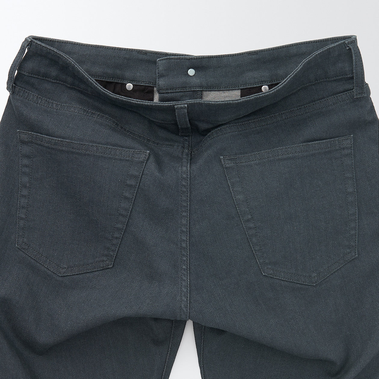 Men's Super Stretch Denim Skinny Pants Charcoal Grey (L 32inch / 82cm)