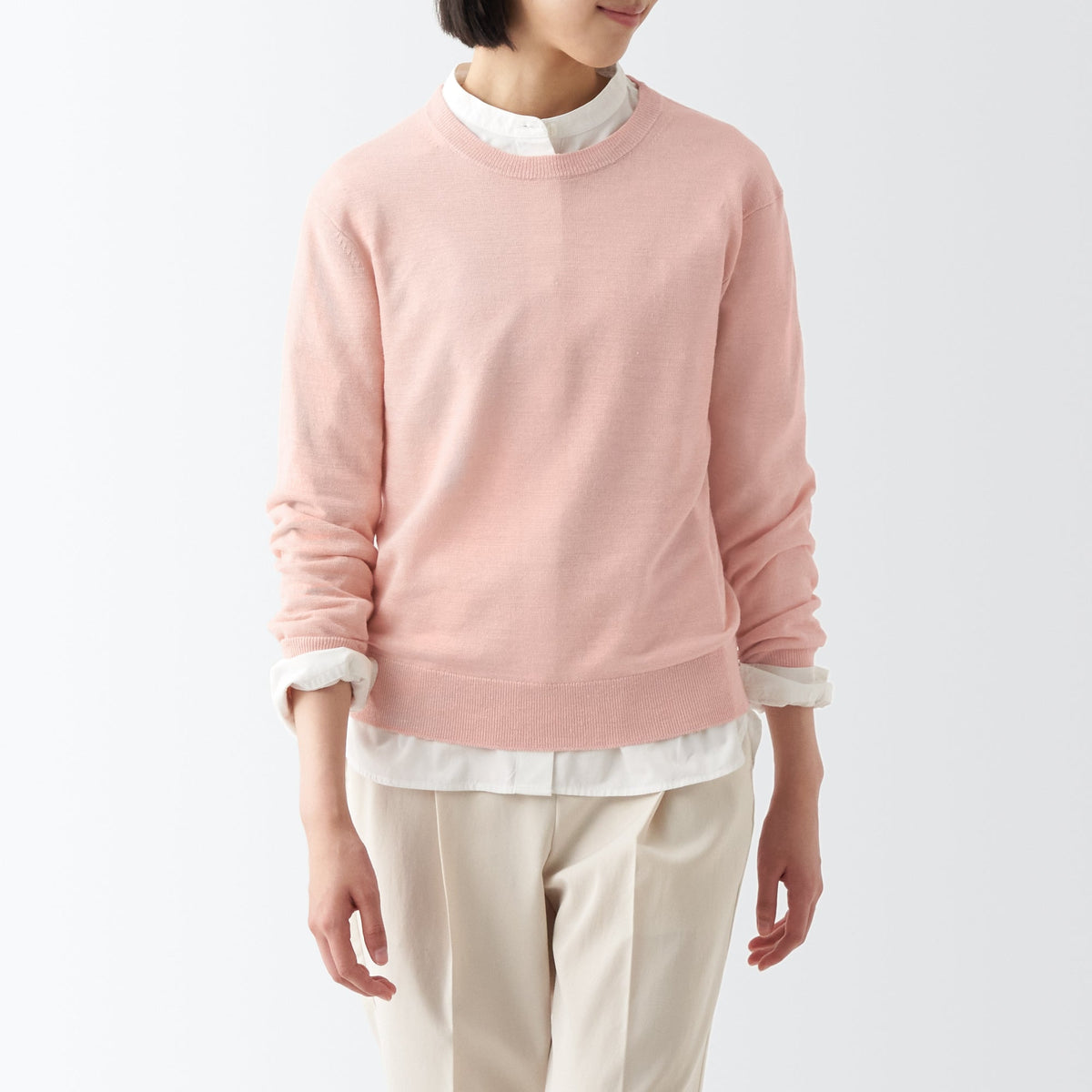 Women's Hemp Crew Neck Sweater | Sustainable Clothing | MUJI Canada