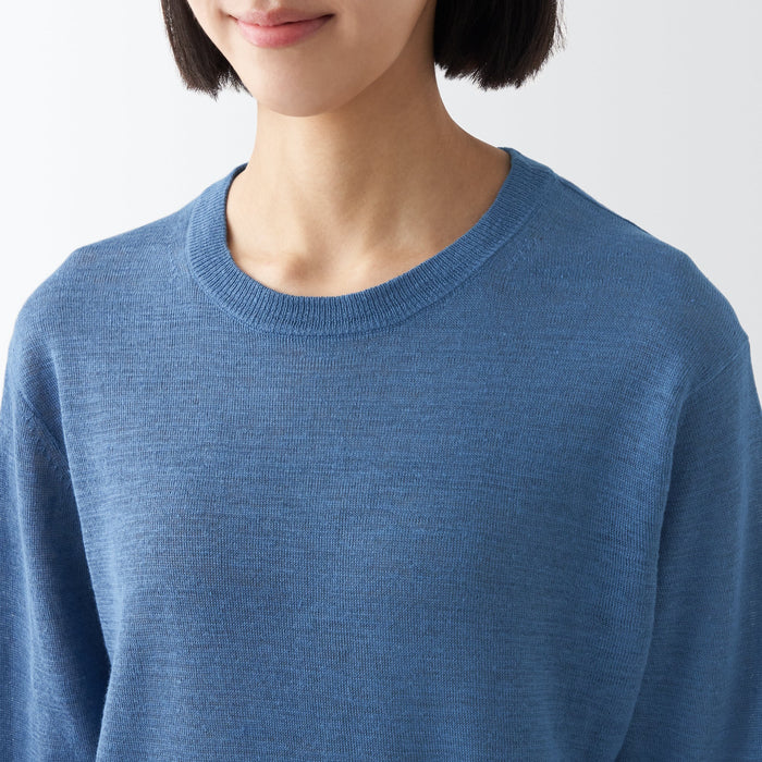 Women's Hemp Crew Neck Sweater | Sustainable Clothing | MUJI Canada