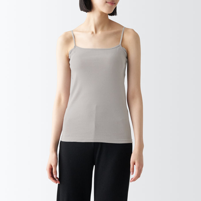 Women's Breathable Cotton Camisole with Sweat Pad | MUJI Canada
