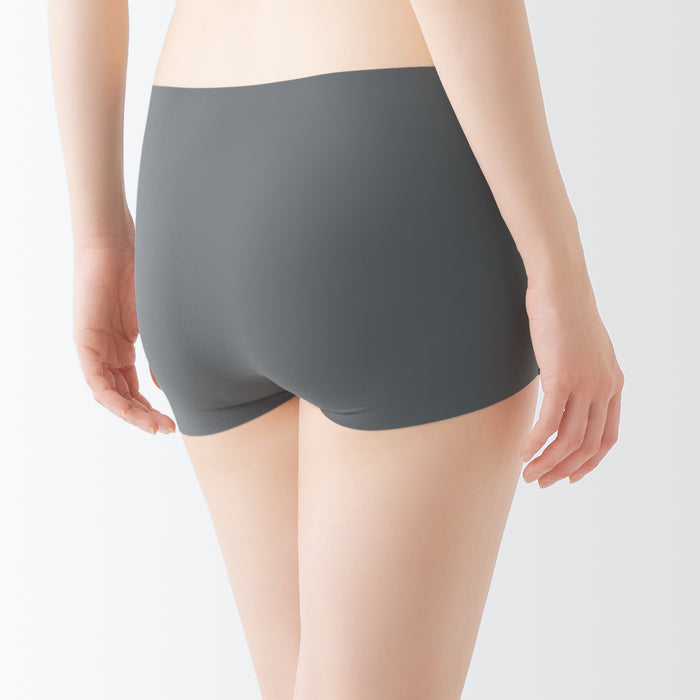 Ctm Women's Seamless Boyshort Underwear, Large, Tan : Target