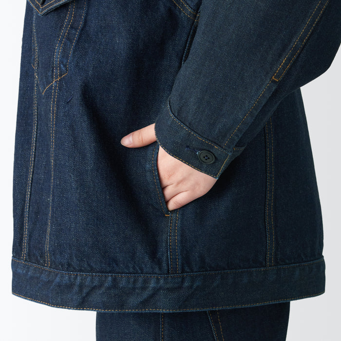 Unisex Japanese Denim Jacket | MUJI LABO | MUJI Canada