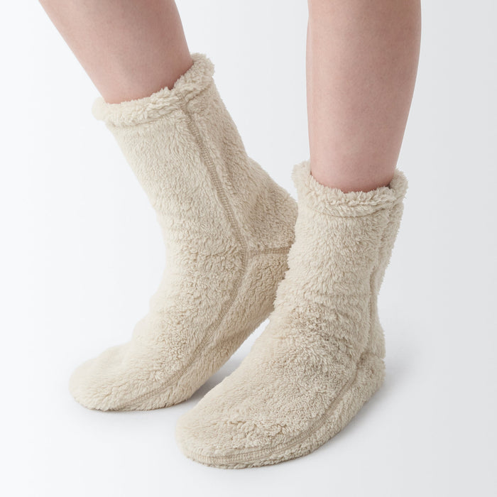 Right Angle Boa Fleece Cozy Socks, Women's Lounge Socks