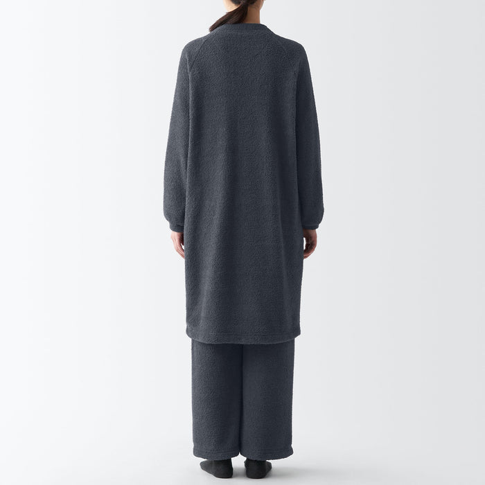 Women's Knit Fleece Long Cardigan