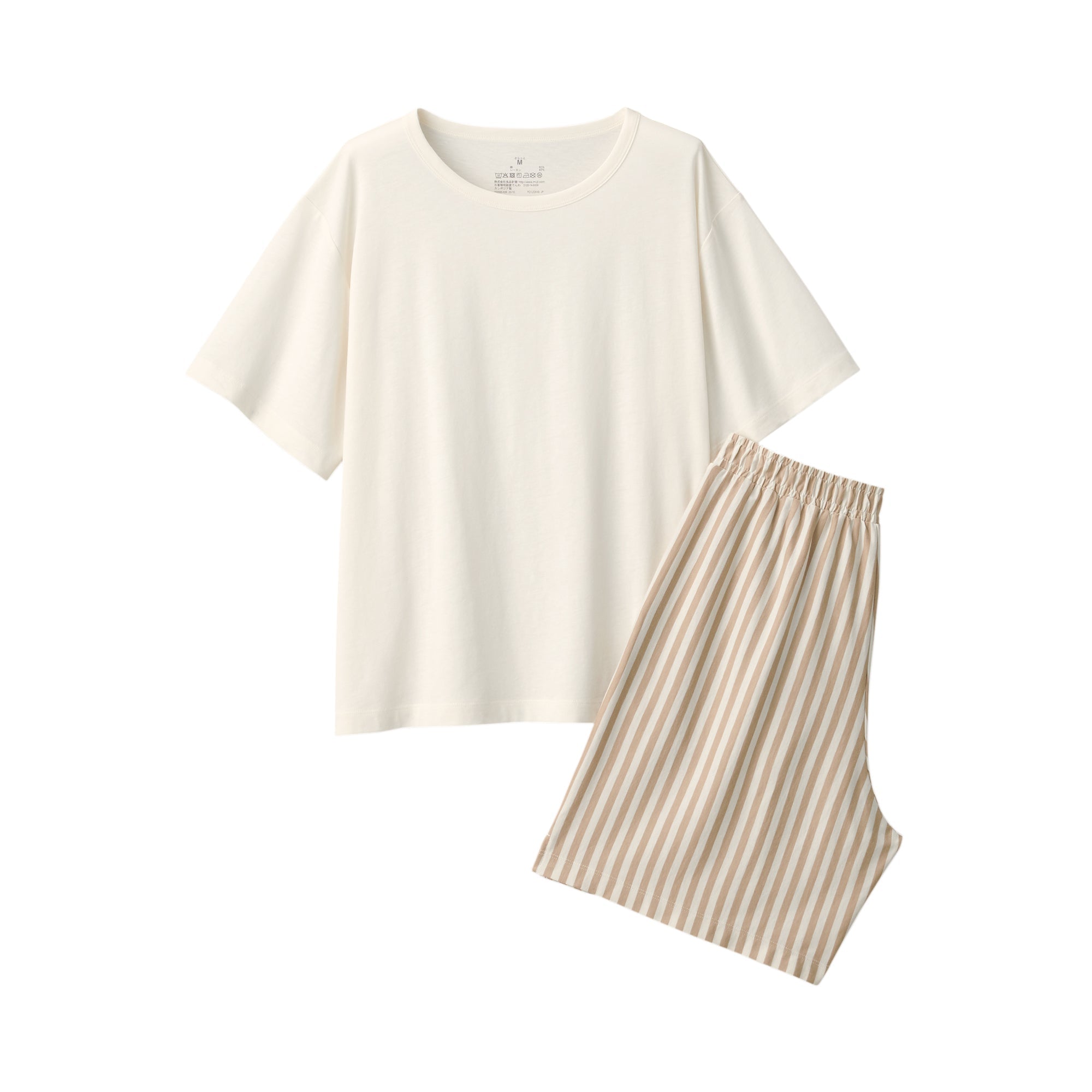 Women's Moisture-Wicking Cotton Short Sleeve Loungewear Set