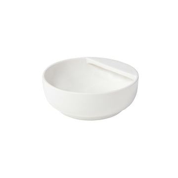 Beige Porcelain Ladle Rest MUJI