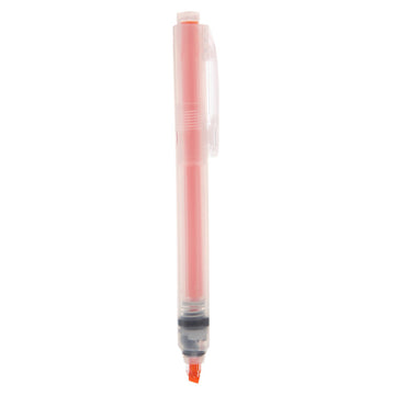 Retractable Highlighter Orange MUJI