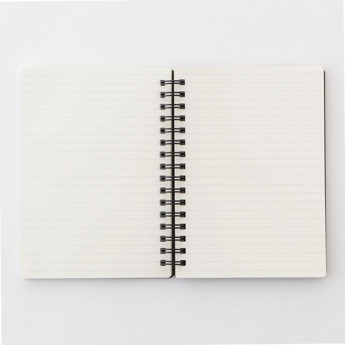 2 Inch Notebook Double Ring Lined Notebook with Strap | Japanese Stationery | MUJI Canada