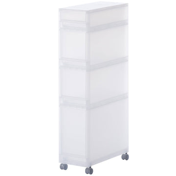 Polypropylene Stocker with Caster #2 (4 Tier) MUJI